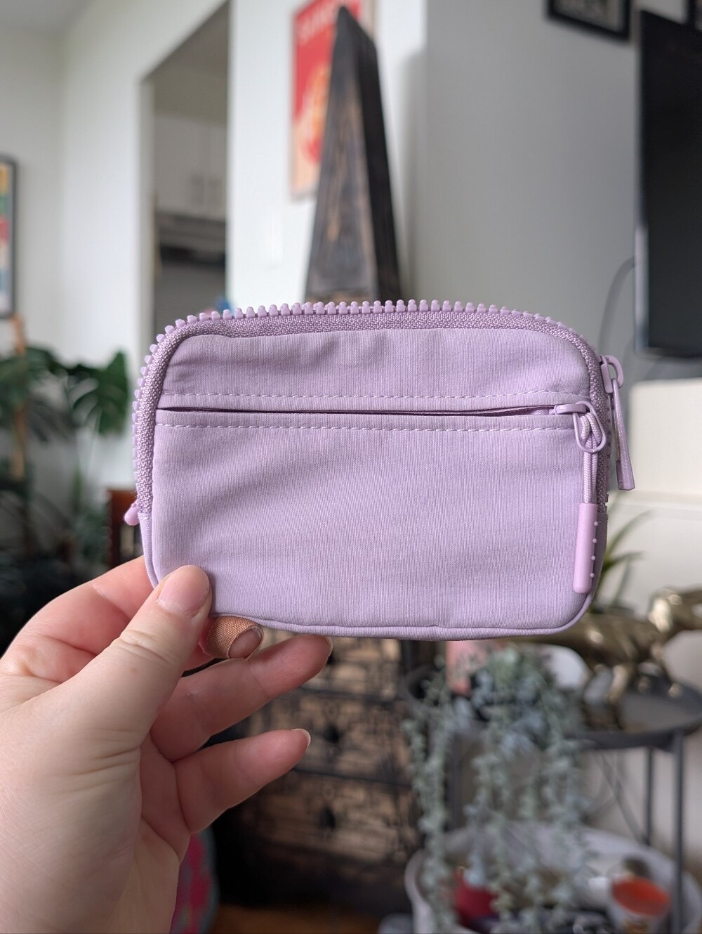 Iris And Rainbow Lavender Wallet